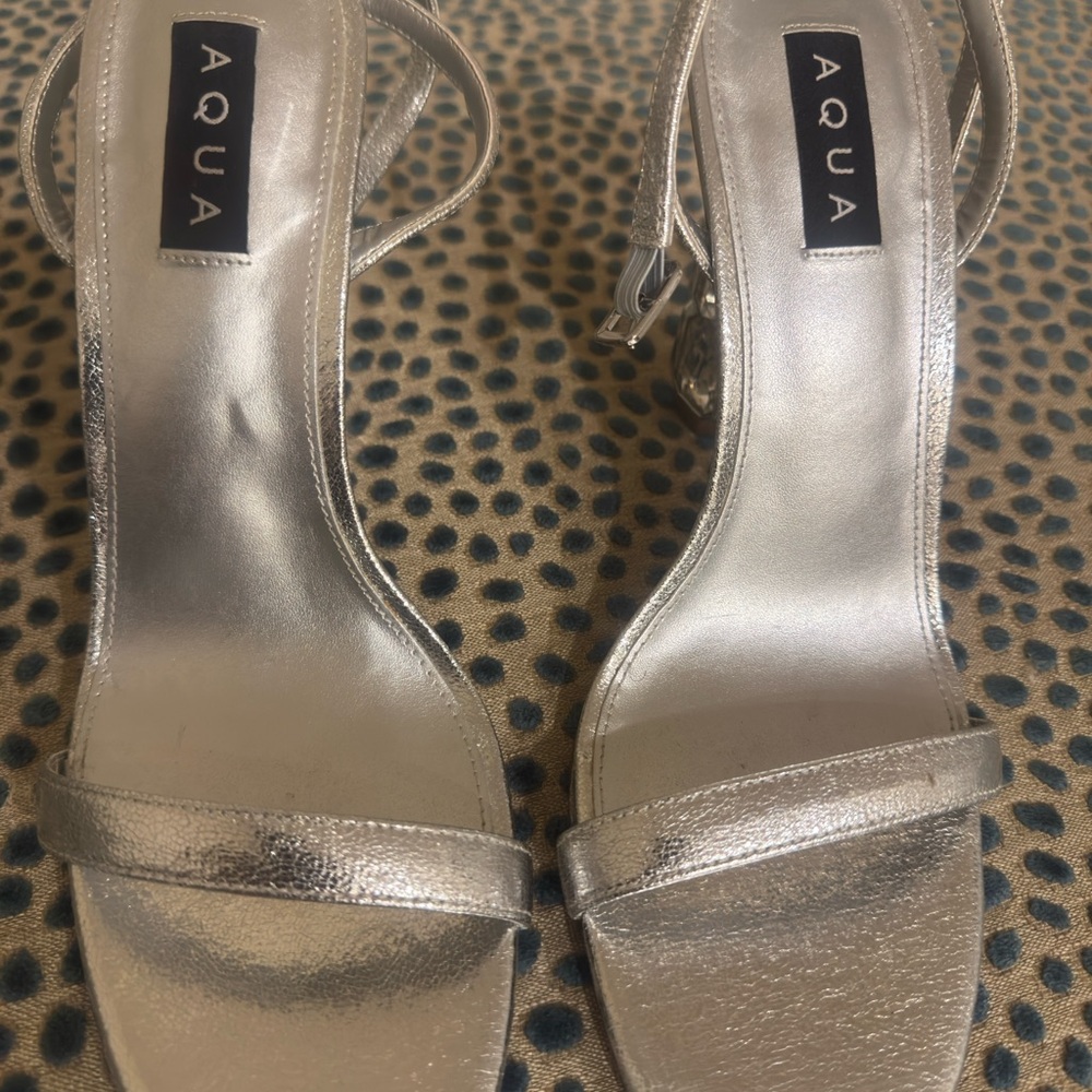 Aqua Jeweled Heels {Excellent Condition}